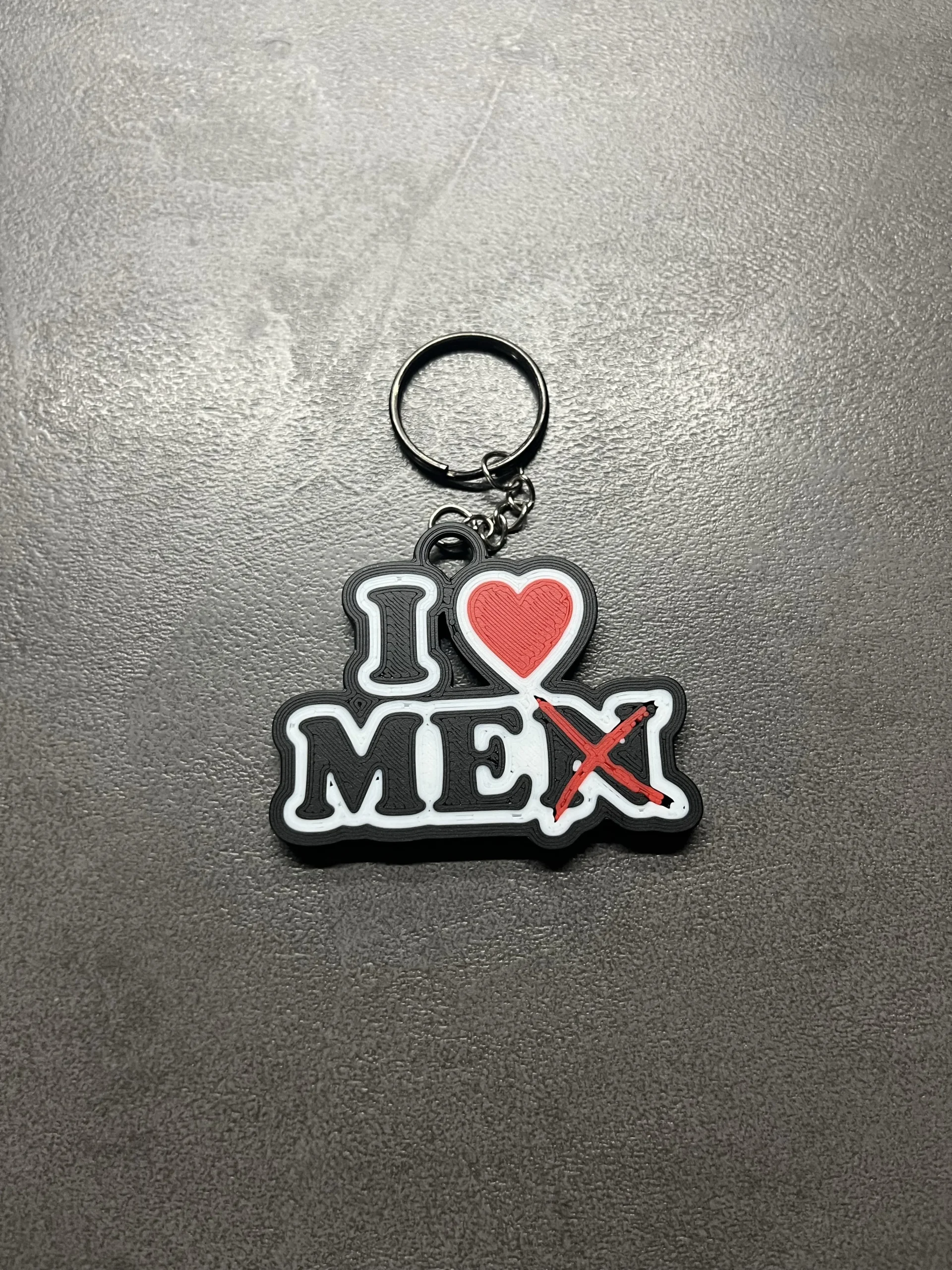 I LOVE ME keychain &mdash; Puni Labs product photo