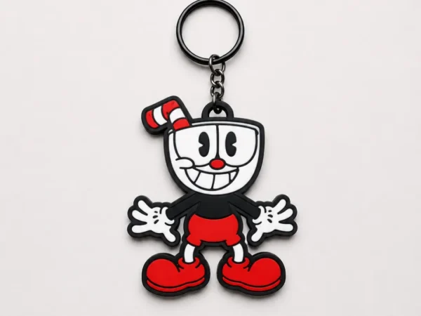 Cuphead keychain — Puni Labs product photo