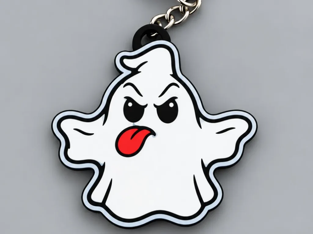 cute ghost keychain