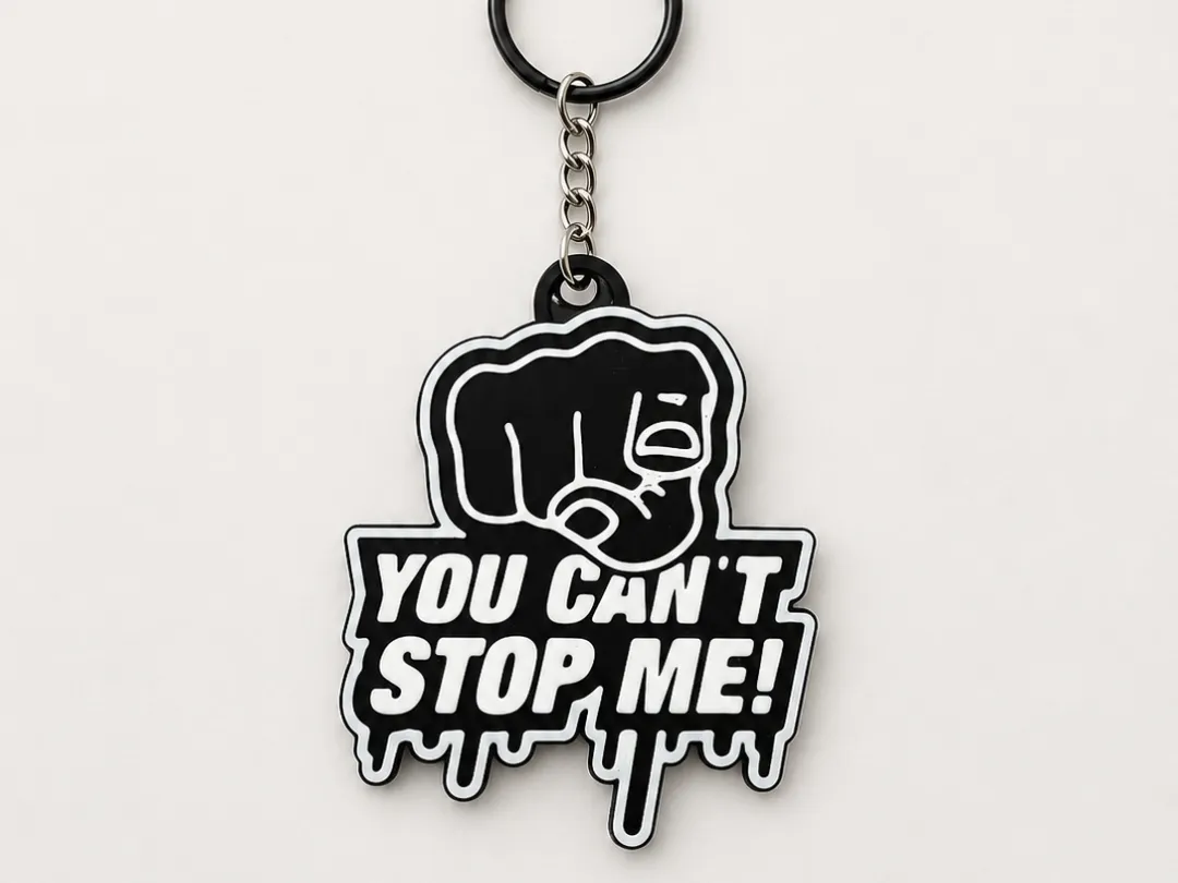 You Can't Stop Me Keychain &mdash; Puni Labs product photo
