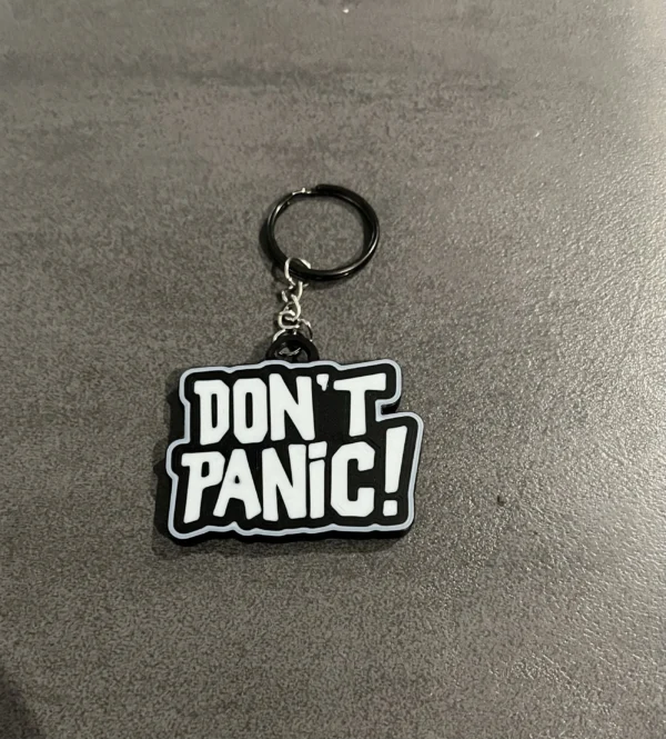 DON'T PANIC keychain — Puni Labs product photo