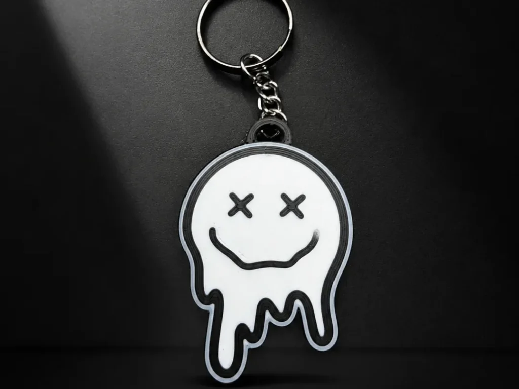 smile keychain