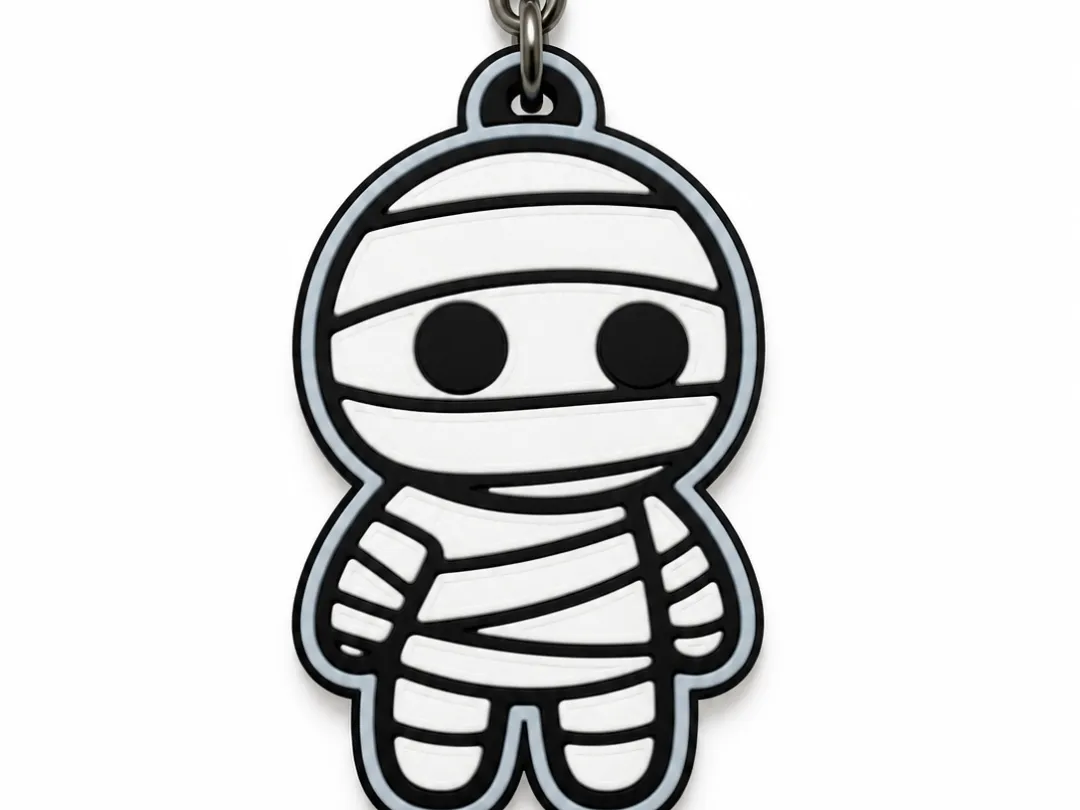 adorable Mummy Keychain &mdash; Puni Labs product photo