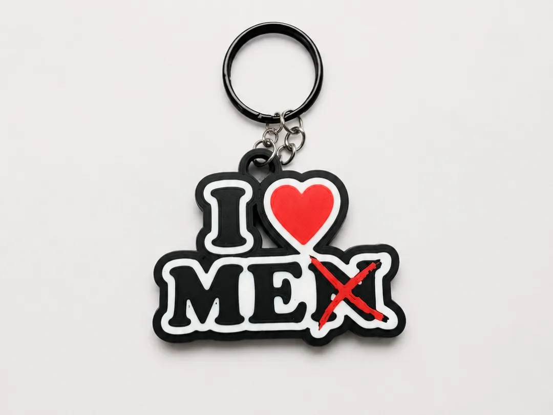 I LOVE ME keychain &mdash; Puni Labs product photo