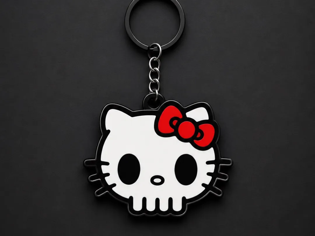 Hello Kitty Horror keychain &mdash; Puni Labs product photo