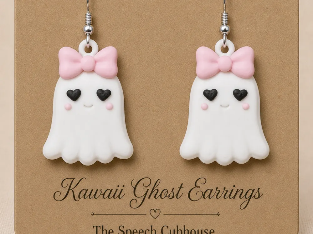 Kawaii Ghost Earrings