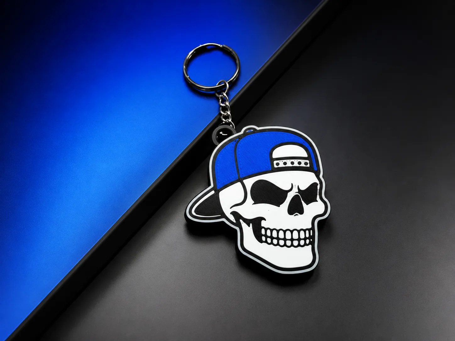 bold Skull Keychain &mdash; Puni Labs product photo