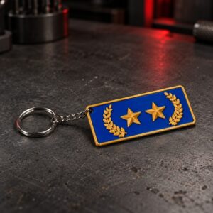 Gold Nova II CS:GO keychain with metal ring &mdash; Puni Labs