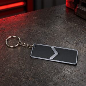 Silver I CS:GO keychain with metal ring &mdash; Puni Labs