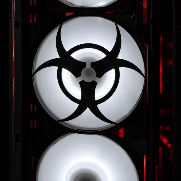Biohazard 120 mm Fan Cover — Puni Labs