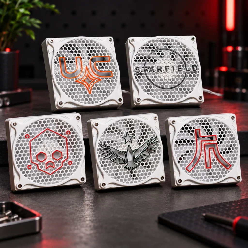 Starfield 120 mm Fan Grille Set — 5 Pieces