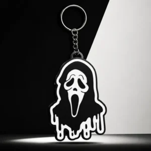 Porte-cl&eacute;s masque style Scream