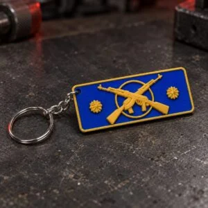 Master Guardian Elite CS:GO keychain with metal ring &mdash; Puni Labs