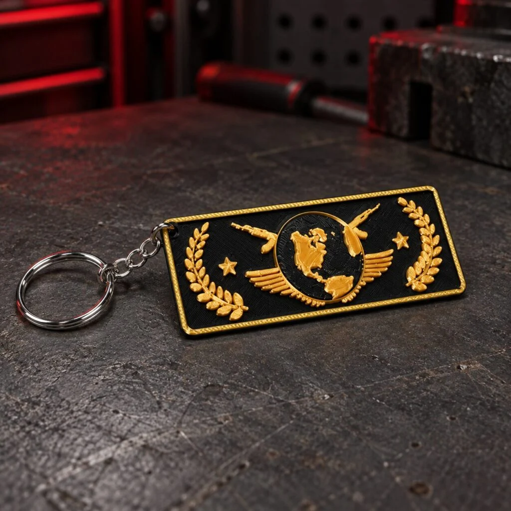 Porte-cl&eacute;s de rang CS:GO