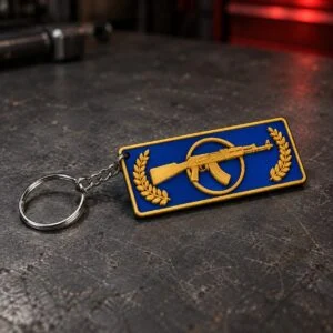 Master Guardian II CS:GO keychain with metal ring &mdash; Puni Labs