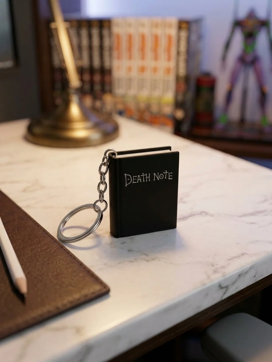 death note book keychain &mdash; Puni Labs product photo