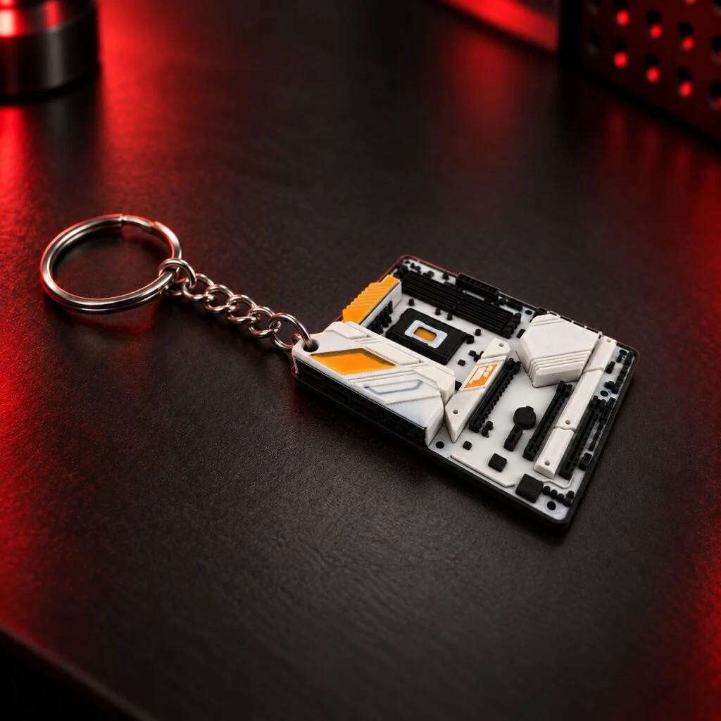 Gaming Motherboard Keychain