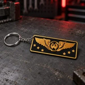 Supreme Master First Class CS:GO keychain with metal ring &mdash; Puni Labs
